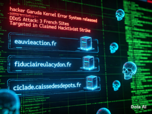 Garuda Kernel Error System DDoS Attack: 3 French Sites Targeted in Claimed Hacktivist Strike