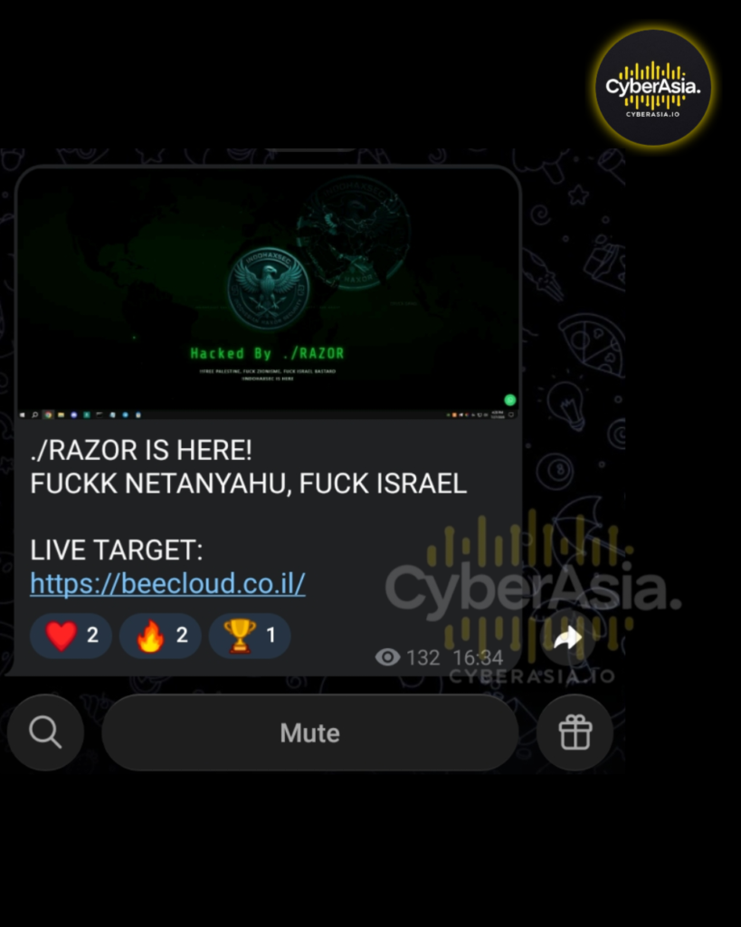 IndoHaxSec Hacker Claims Attack on BeeCloud