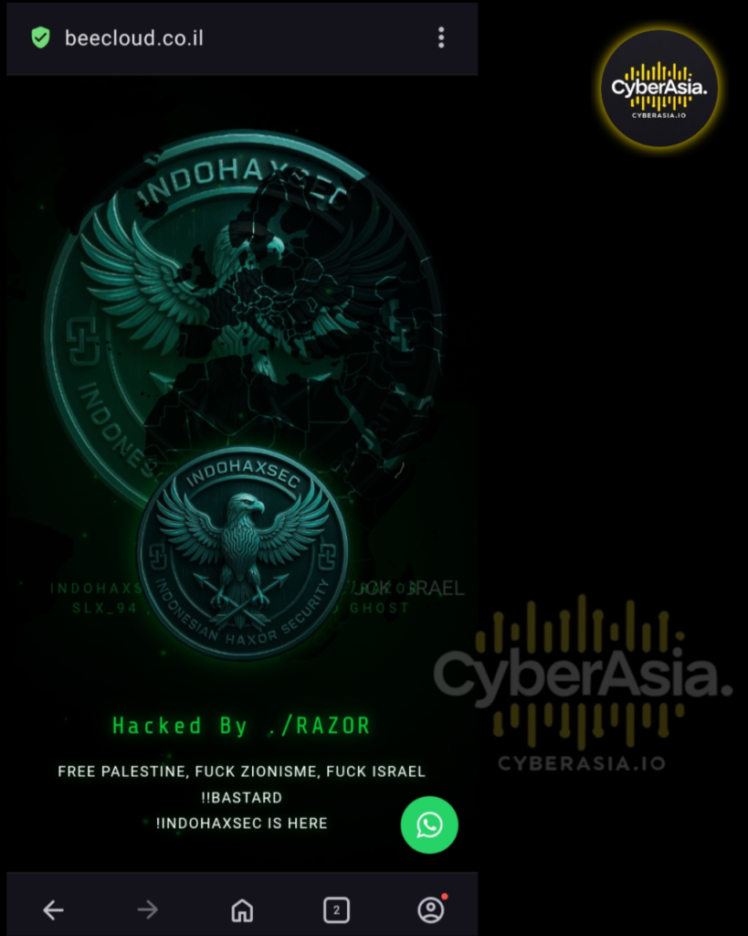 IndoHaxSec Hacker Claims Attack on BeeCloud
