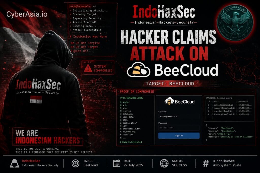 IndoHaxSec Hacker Claims Attack on BeeCloud