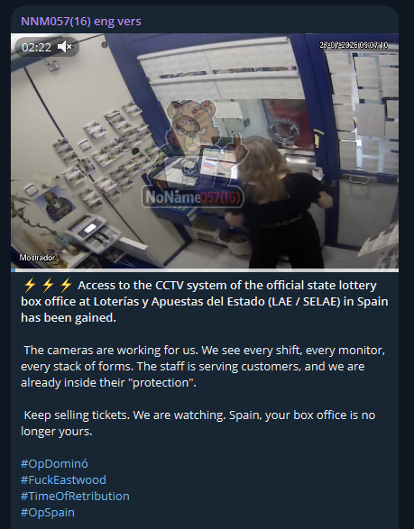 NoName057(16) Lottery CCTV Hack