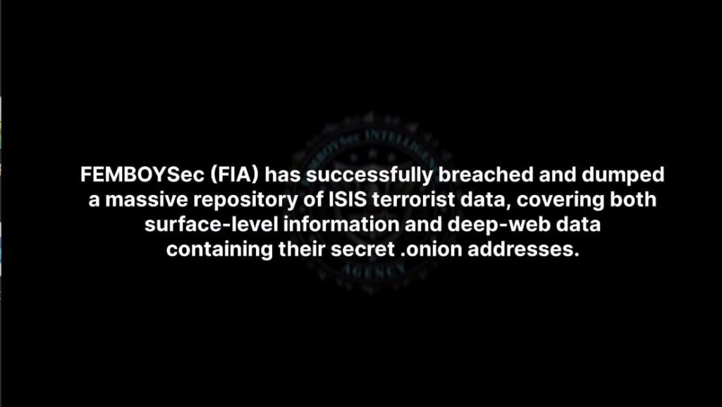 FEMBOYSec ISIS data breach
