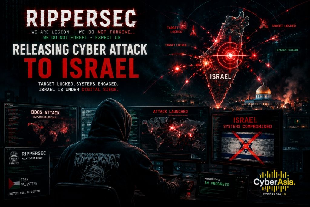RipperSec DDoS Israel: National Tourism Portal Knocked Offline in #OpZionistV2 - CyberAsia Threat Intel Evidence