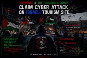 RipperSec & The Comrade’s Group Claim DDoS Attack on Israeli Tourism Site