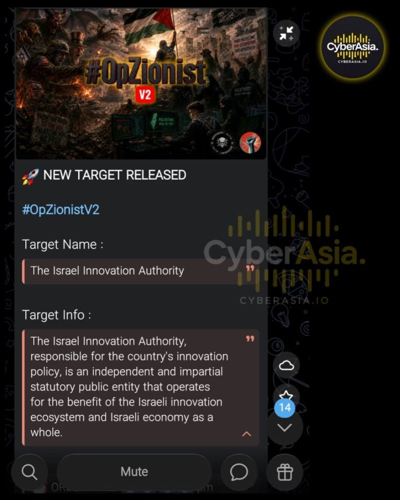 RipperSec Attacks Israel Innovation Authority: Motive and Impact Explained - CyberAsia Threat Intel Evidence