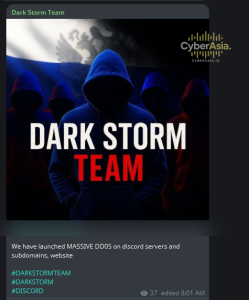 Debunked: Dark Storm Team Claims Massive DDoS Attack on Discord Servers