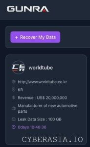GUNRA Ransomware Hits Worldtube: What Defenders Need to Know