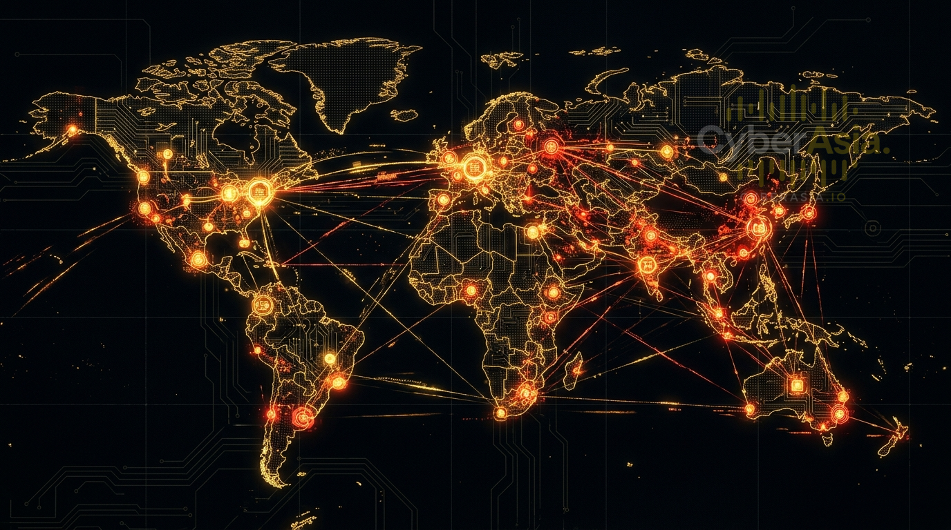 Global Hacktivist Coalition Attack Map - threat intelligence telemetry for CyberAsia