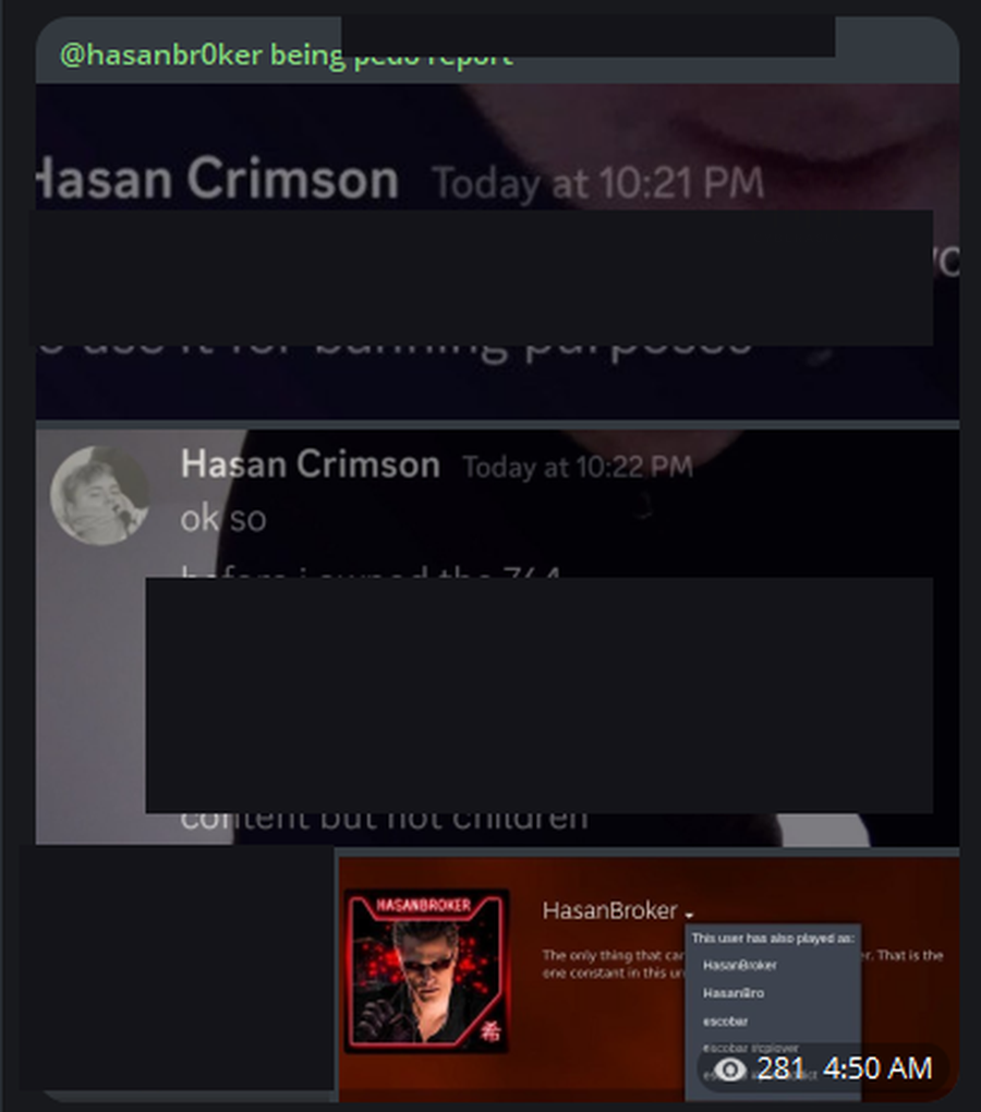BreachForums Admin HasanBroker Intercepted Discord Communications and Extortion Channel Chats