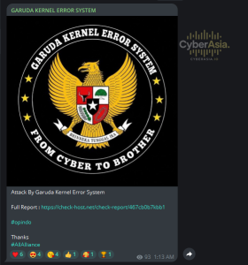 Garuda Kernel Error System Claims DDoS Attack on Indonesian Manpower Department