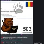NoName057(16) DDoS attack taking down Romanian resources