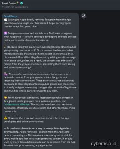 Telegram App Store Removal: 2 Threats to App Developers
