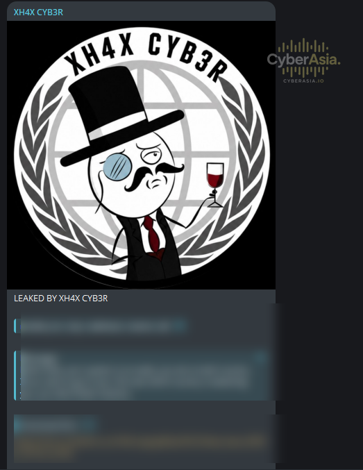 Indian Citizen Database Exfiltration by XH4X CYB3R